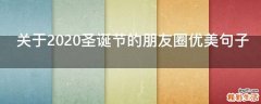 关于2021圣诞节的朋友圈优美句子