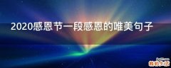 2021感恩节一段感恩的唯美句子
