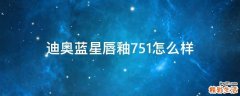 迪奥蓝星唇釉751怎么样