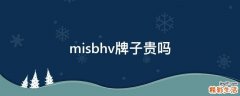 misbhv牌子贵吗