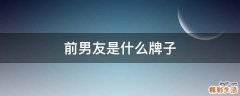 前男友是什么牌子