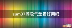 sum37呼吸气垫霜好用吗