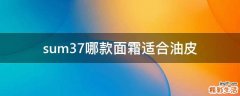 sum37哪款面霜适合油皮