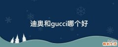 迪奥和gucci哪个好