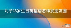儿子18岁生日祝福语怎样发朋友圈
