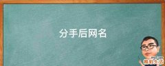 分手后网名