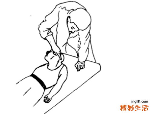 先天性斜颈按摩手法图