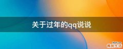 关于过年的qq说说