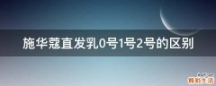 施华蔻直发乳0号1号2号的区别