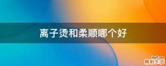 离子烫和柔顺哪个好