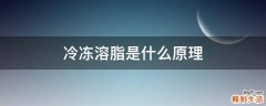 冷冻溶脂是什么原理