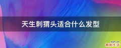 天生刺猬头适合什么发型