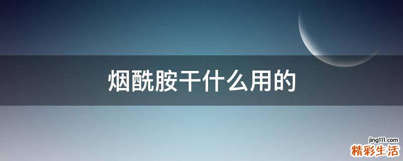 烟酰胺干什么用的