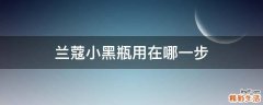 兰蔻小黑瓶用在哪一步