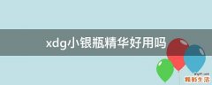 xdg小银瓶精华好用吗