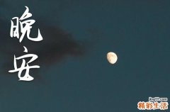 晚安心语2023发圈用语40篇
