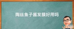 陶丝鱼子酱发膜好用吗