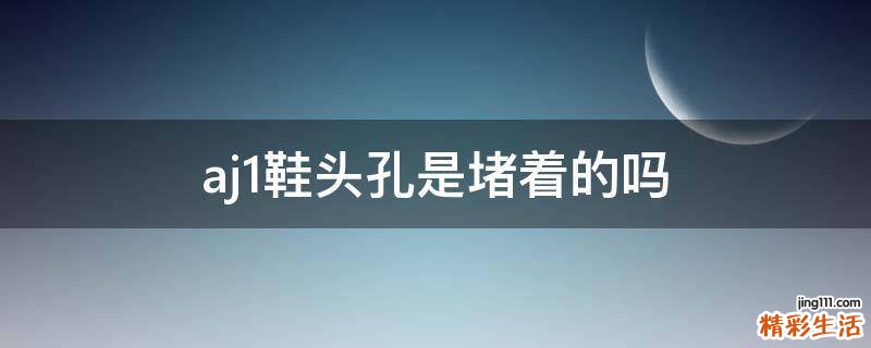 aj1鞋头孔是堵着的吗