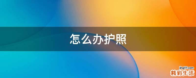 怎么办护照