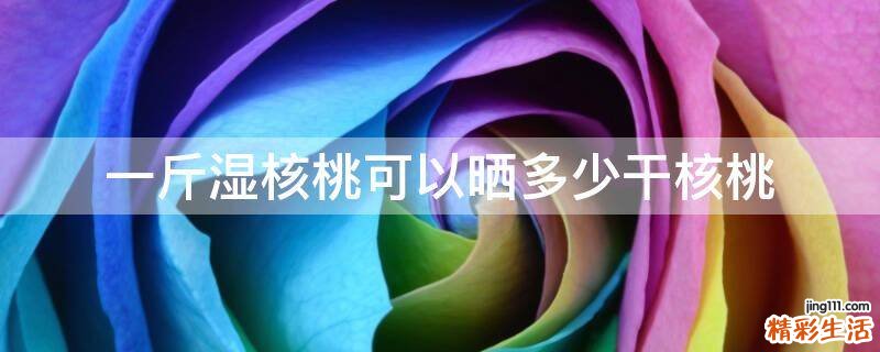 一斤湿核桃可以晒多少干核桃