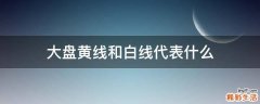 大盘黄线和白线代表什么