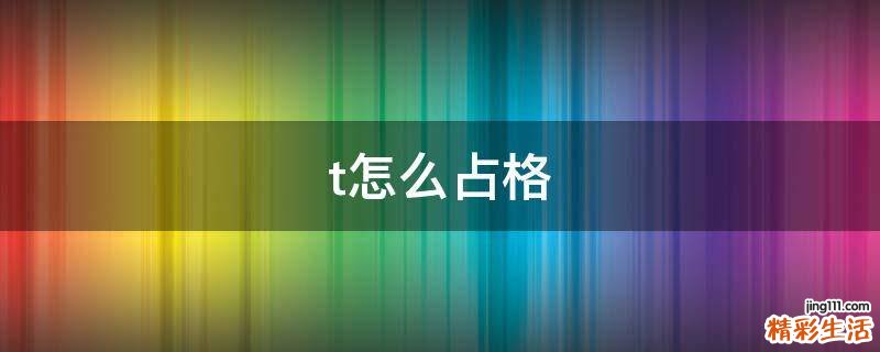 t怎么占格
