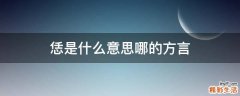 恁是什么意思哪的方言