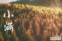 2023年小满节气是几月几日
