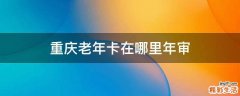 重庆老年卡在哪里年审