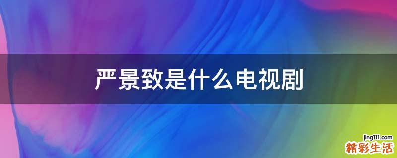 严景致是什么电视剧