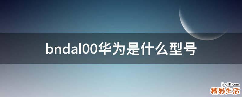 bndal00华为是什么型号