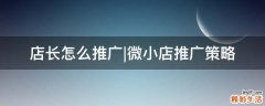 店长怎么推广|微小店推广策略
