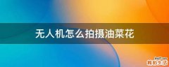 无人机怎么拍摄油菜花