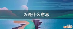 2r是什么意思