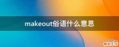 makeout俗语什么意思