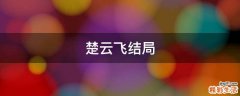 楚云飞结局