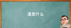 道是什么