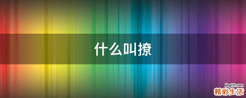 什么叫撩