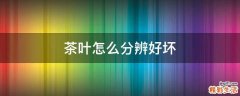 茶叶怎么分辨好坏