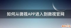 如何从微视APP进入到微视官网