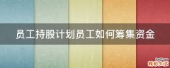 员工持股计划员工如何筹集资金
