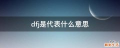 dfj是代表什么意思