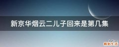 新京华烟云二儿子回来是第几集