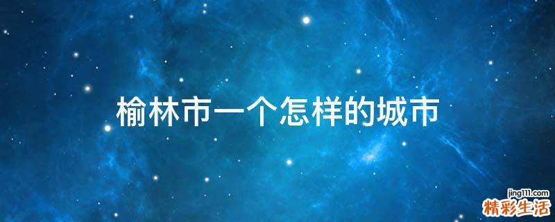 榆林市一个怎样的城市