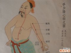 手臂内侧手少阴心经上的三个护心穴