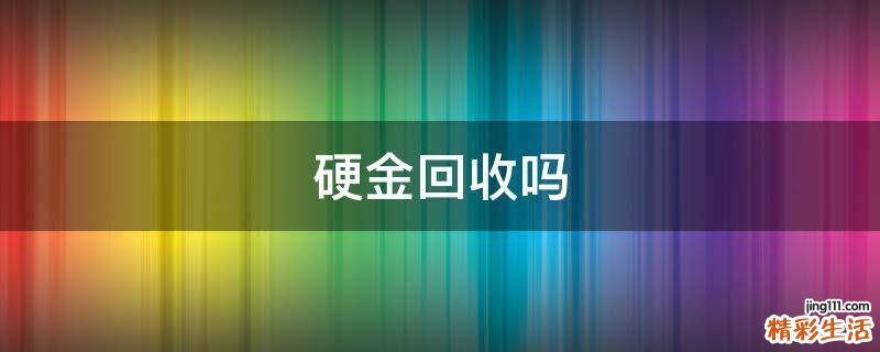 硬金回收吗