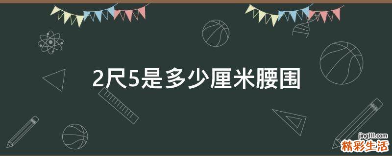 2尺5是多少厘米腰围