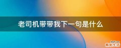 老司机带带我下一句是什么
