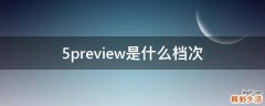 5preview是什么档次