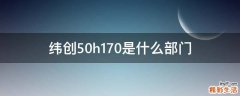 纬创50h170是什么部门